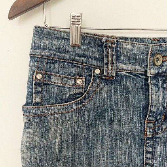 Armor Jeans, Jeans Mini Pencil Skirt, Vintage, Size 4 - Picture 5 of 14